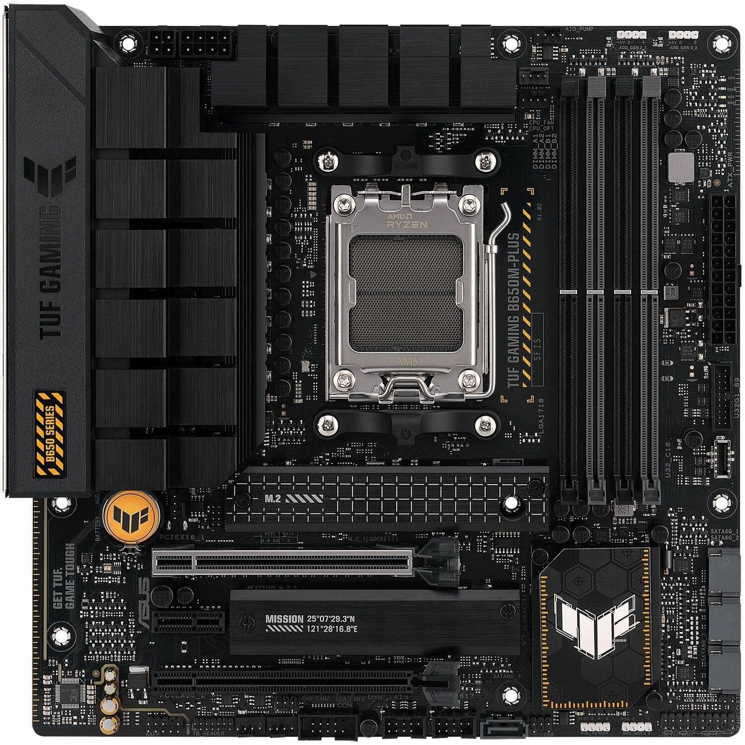 TUF B650M-PLUS Gaming Desktop Motherboard - AMD B650 Chipset - Socket AM5 - Micro ATX