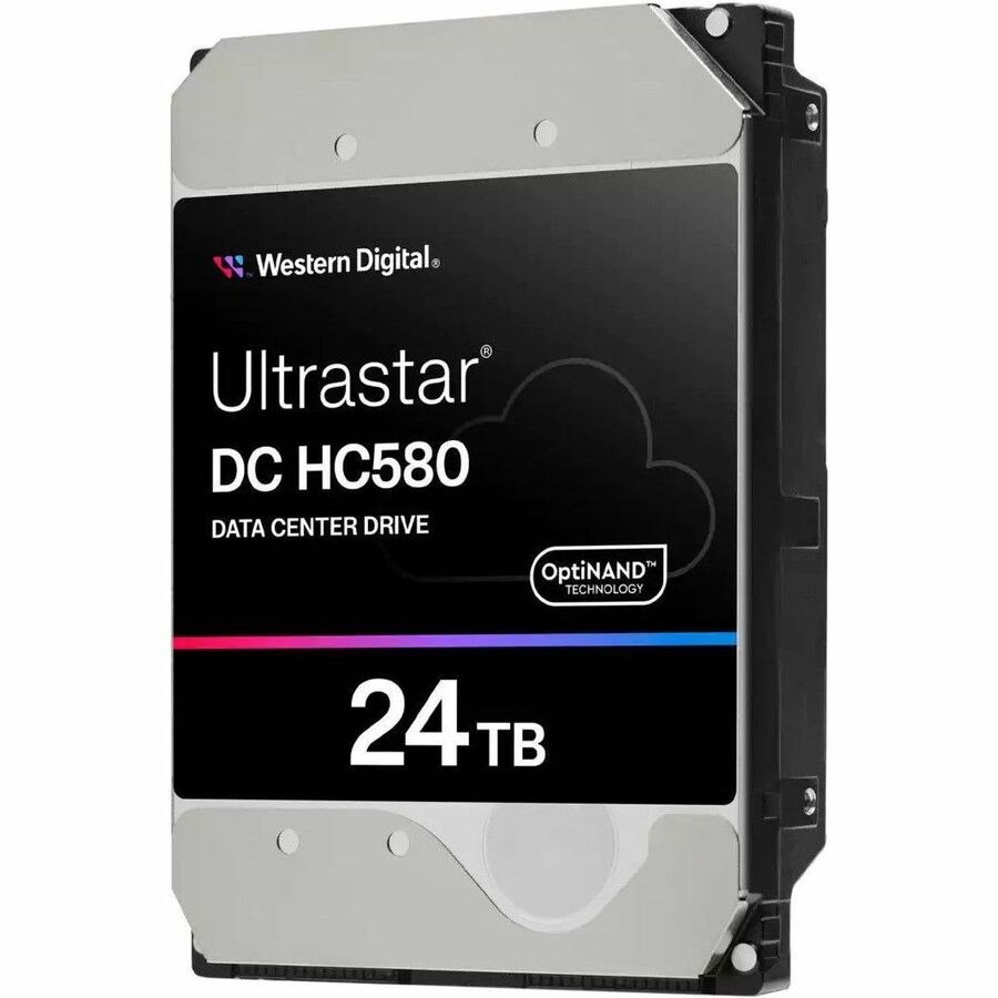 Western Digital Ultrastar DC HC580 WUH722424AL5201 24 TB Hard Drive - 3.5" Internal - SAS - Conventional Magnetic Recording (CMR) Method