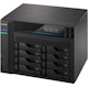 ASUSTOR Lockerstor 8 AS6508T 8 x Total Bays SAN/NAS Storage System - 4 GB Flash Memory Capacity Atom C3538 Quad-core (4 Core) 2.10 GHz - 8 GB RAM - DDR4 SDRAM Desktop
