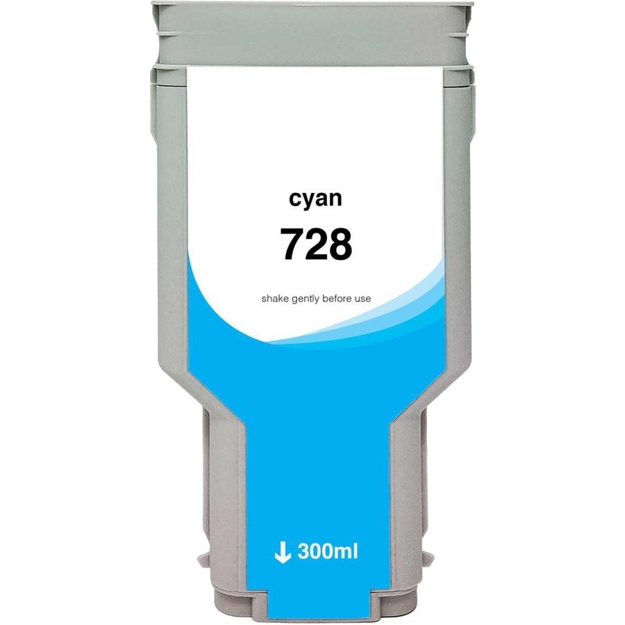 WF Non-OEM New Cyan Wide Format Ink Cartridge for HP 728 (F9K17A)