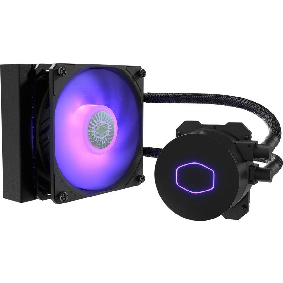 Cooler Master MasterLiquid ML120L V2 RGB Cooling Fan/Radiator/Water Block - Motherboard