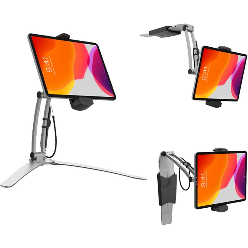 CTA Multi-Flex Tablet Stand and Mount for 7-13 Inch Tablets, including iPad 10.2-inch (7th/ 8th/ 9th Generation)