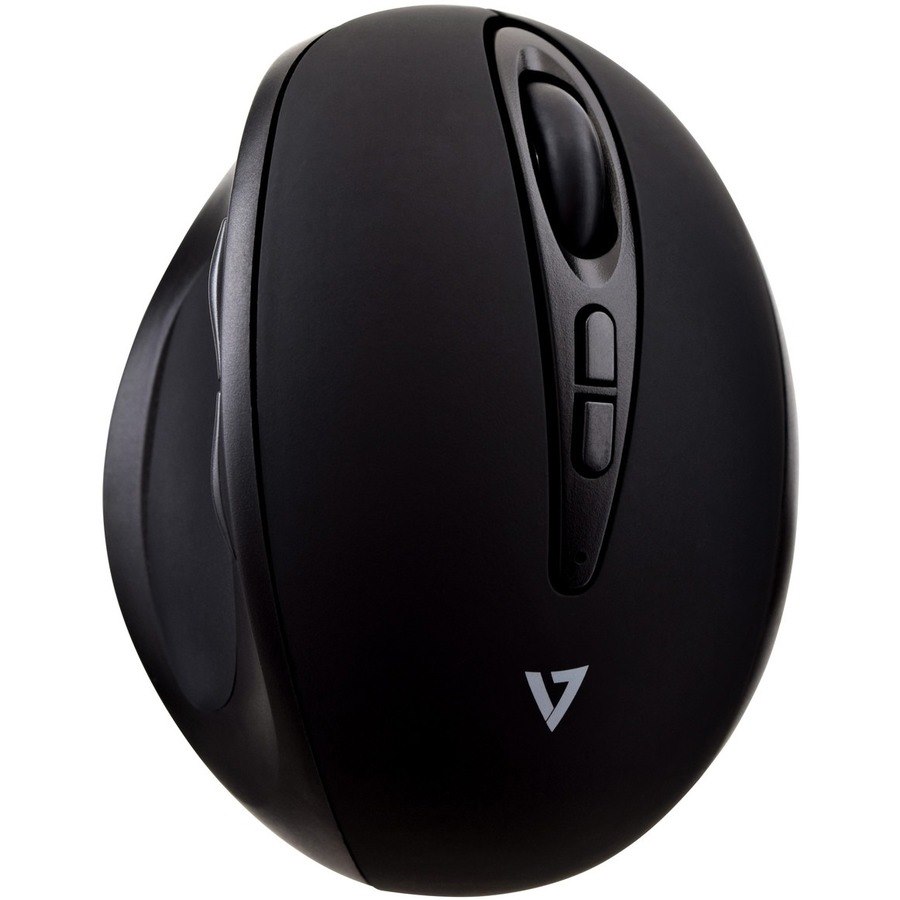 V7 MW400V7 Wireless Ergonomic 7-Button/Adjustable DPI Mouse- Black