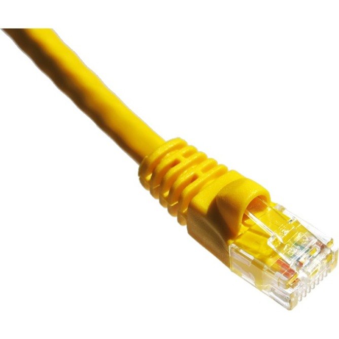 Axiom 3FT CAT5E 350mhz Patch Cable Molded Boot (Yellow) - TAA Compliant