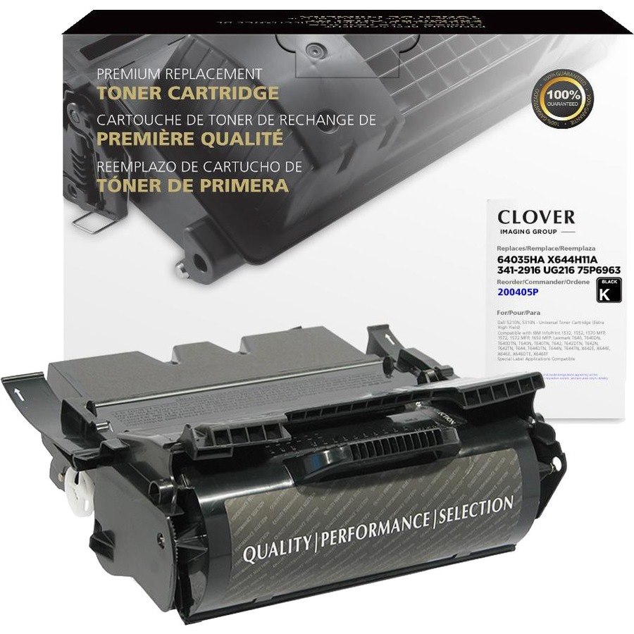 Clover Imaging Remanufactured Universal Extra High Yield Toner Cartridge for Lexmark T640/T642/T644/T646/X642/X644/X646