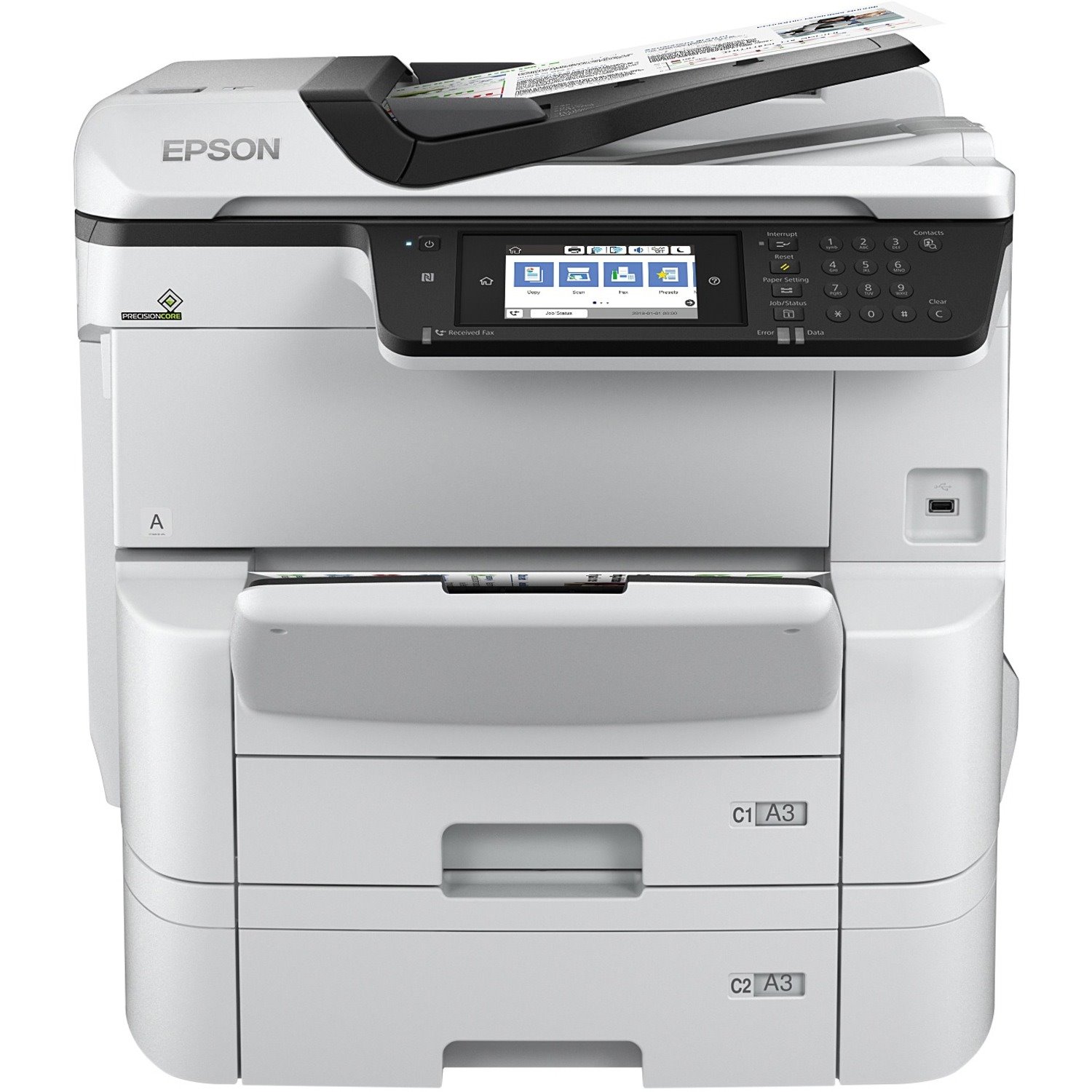Epson WorkForce Pro WF-C8690DTWF Wireless Inkjet multifunctionele printer - Kleur