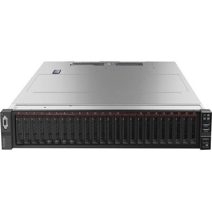 Lenovo ThinkSystem SR650 7X06A0NDNA 2U Rack Server - 1 x Intel Xeon Silver 4208 2.10 GHz - 32 GB RAM - 12Gb/s SAS, Serial ATA/600 Controller