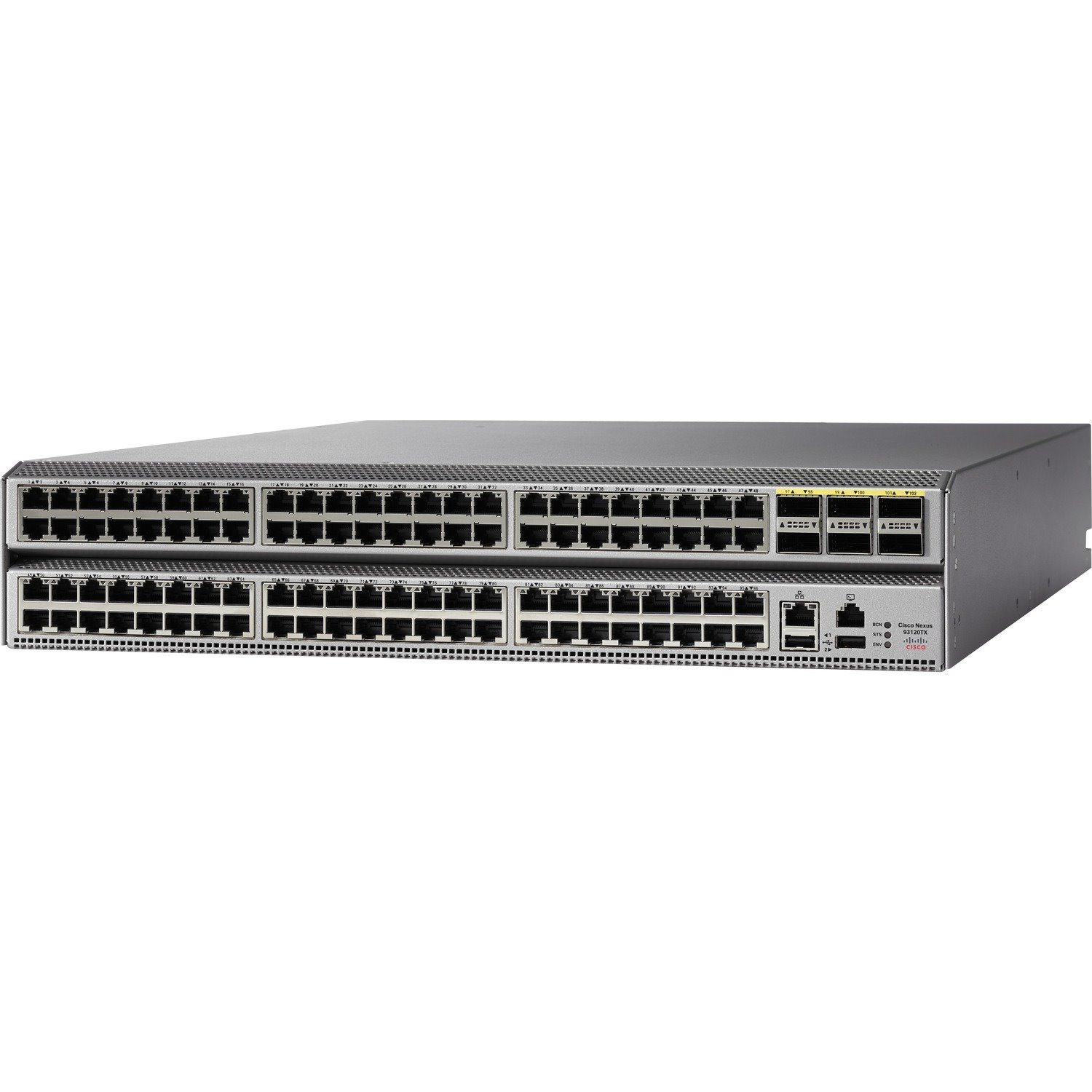 Cisco Nexus 9300 93120TX 96 Ports Manageable Layer 3 Switch - 10 Gigabit Ethernet, 40 Gigabit Ethernet - 10GBase-X, 40GBase-X