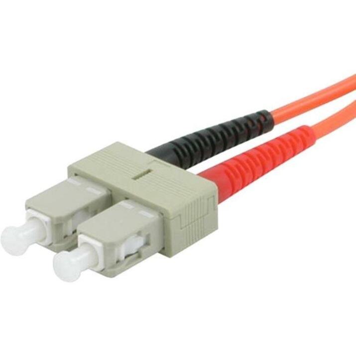 Cables To Go C2G Fiber Optic Patch Cable Duplex ST-SC 62/125 Multimode, 2M