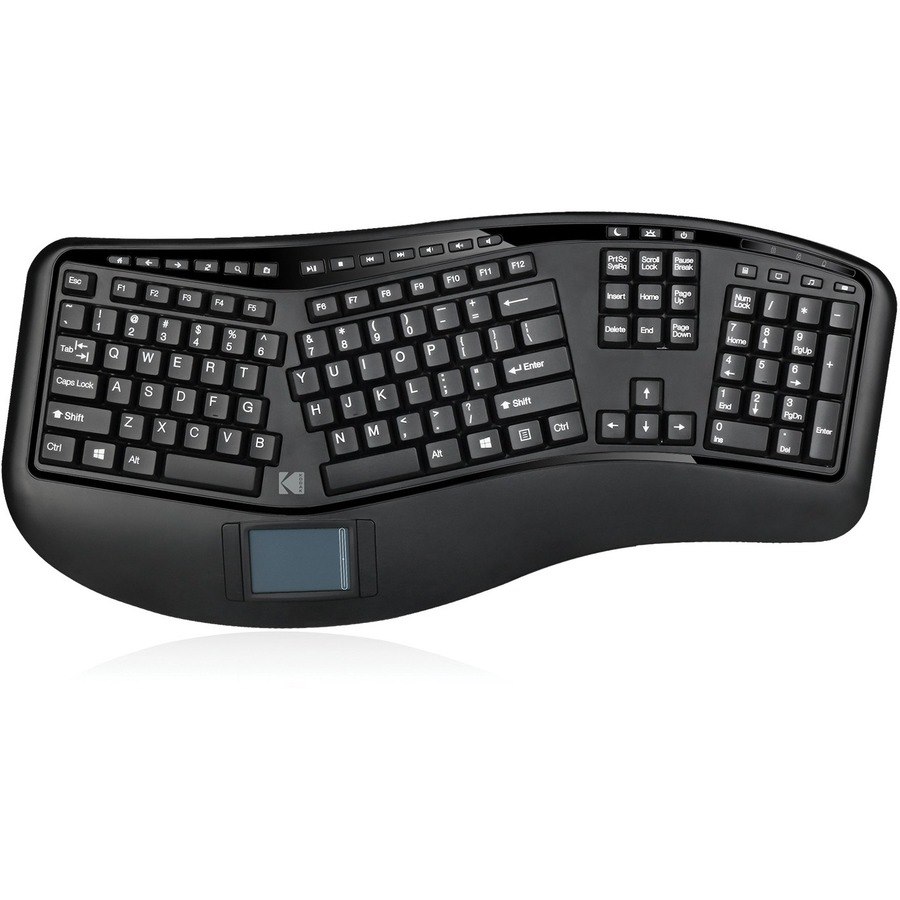 Kodak Tru-Form 4500 Wireless Ergonomic Trackpad Keyboard