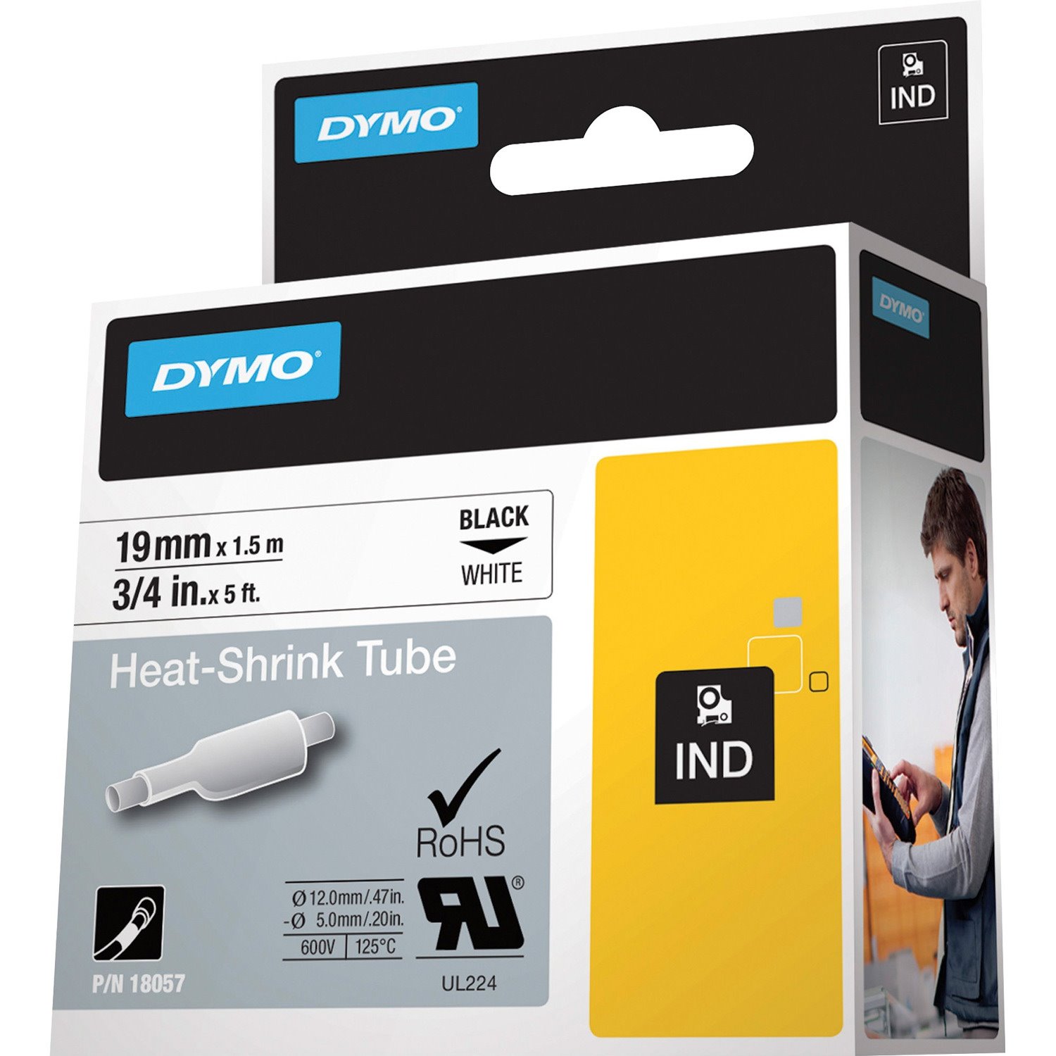 Dymo Rhino Heat Shrink Tube Labels