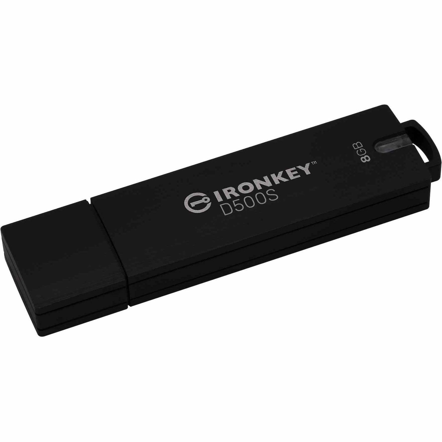 IronKey D500S 8 GB USB 3.2 (Gen 1) Type A Rugged Flash Drive - XTS-AES, 256-bit AES - TAA Compliant