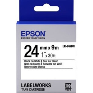 Epson Standard 24mm Black on White 9 meters