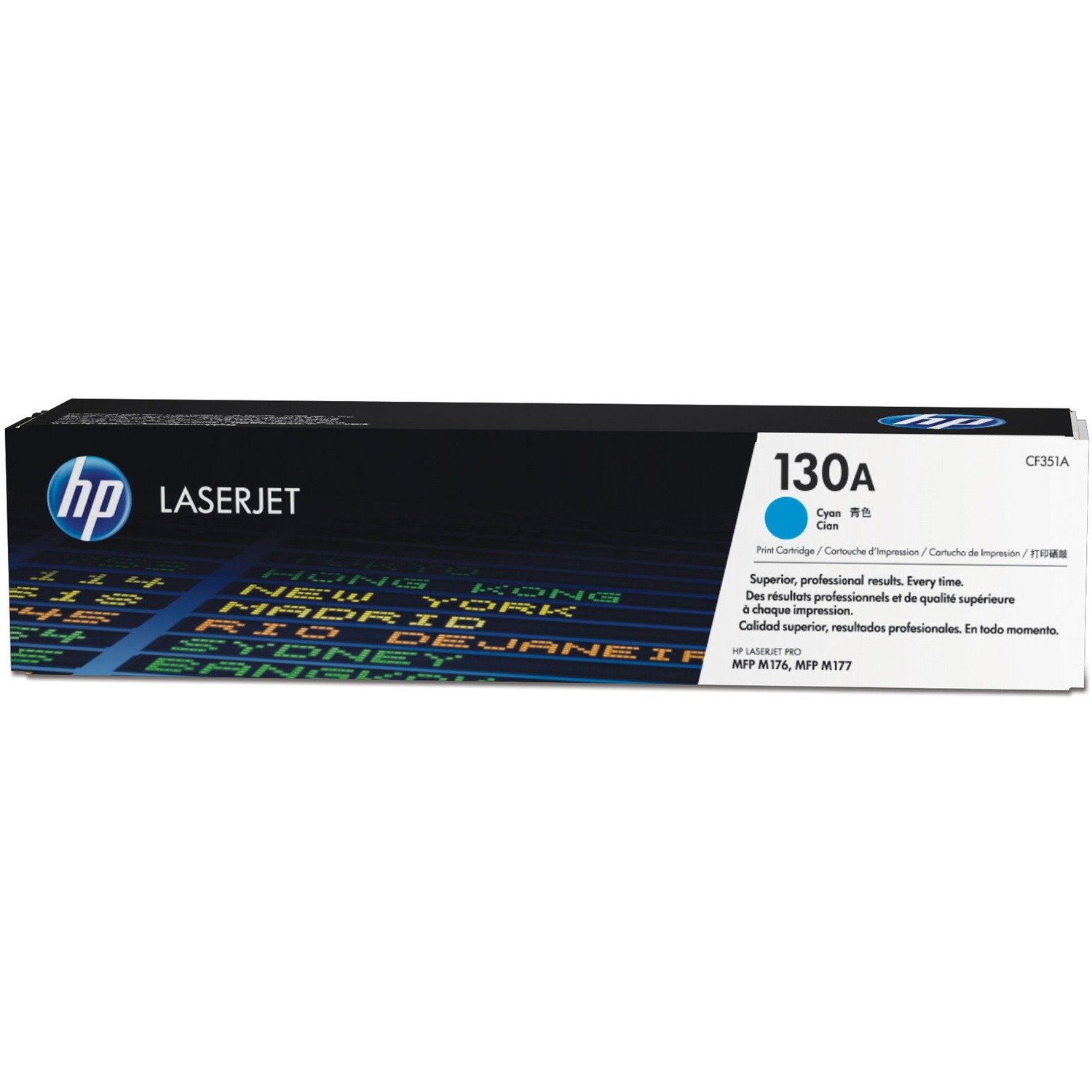 HP 130A Original Laser Toner Cartridge - Cyan - 1 Each