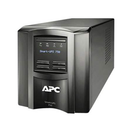 APC Smart-UPS, Line Interactive, 750VA, Tower, 230V, 6x IEC C13 outlets, SmartSlot, AVR, LCD