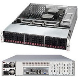 Supermicro SuperServer 2028R-E1CR24H Barebone System - 2U Rack-mountable - Socket LGA 2011-v3 - 2 x Processor Support