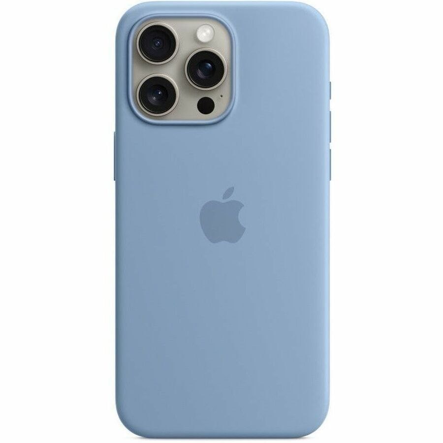 Apple iPhone 15 Pro Max Silicone Case with MagSafe - Winter Blue