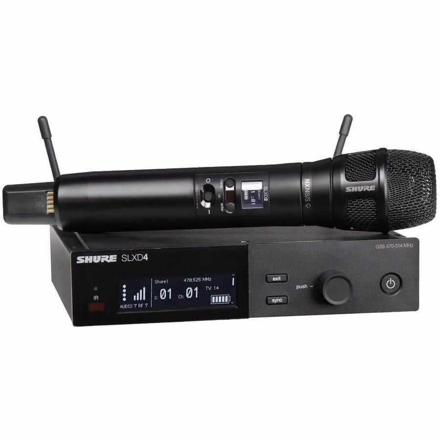 Shure SLXD24/N8SB Wireless System With Nexadyne 8/S Handheld Transmitter