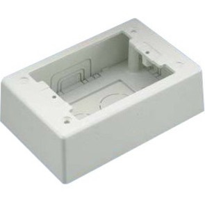 Panduit Single Gang Junction Box (Ivory)
