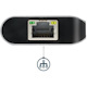 StarTech.com USB C Multiport Adapter - Portable USB Type-C Travel Dock - 4K HDMI, 2-pt USB Hub, SD, GbE, 60W PD Pass-Through - Laptop Dock