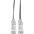 Eaton Tripp Lite Series Cat6 Gigabit Snagless Slim UTP Ethernet Cable (RJ45 M/M), PoE, Gray, 1 ft. (0.31 m)