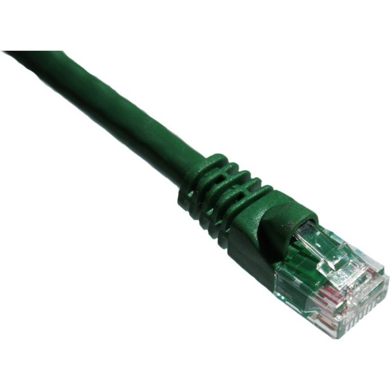 Axiom 75FT CAT6A 650mhz Patch Cable Molded Boot (Green)