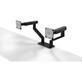 Dell Double Monitor Arm - 2 screen - VESA - Clamp - Black