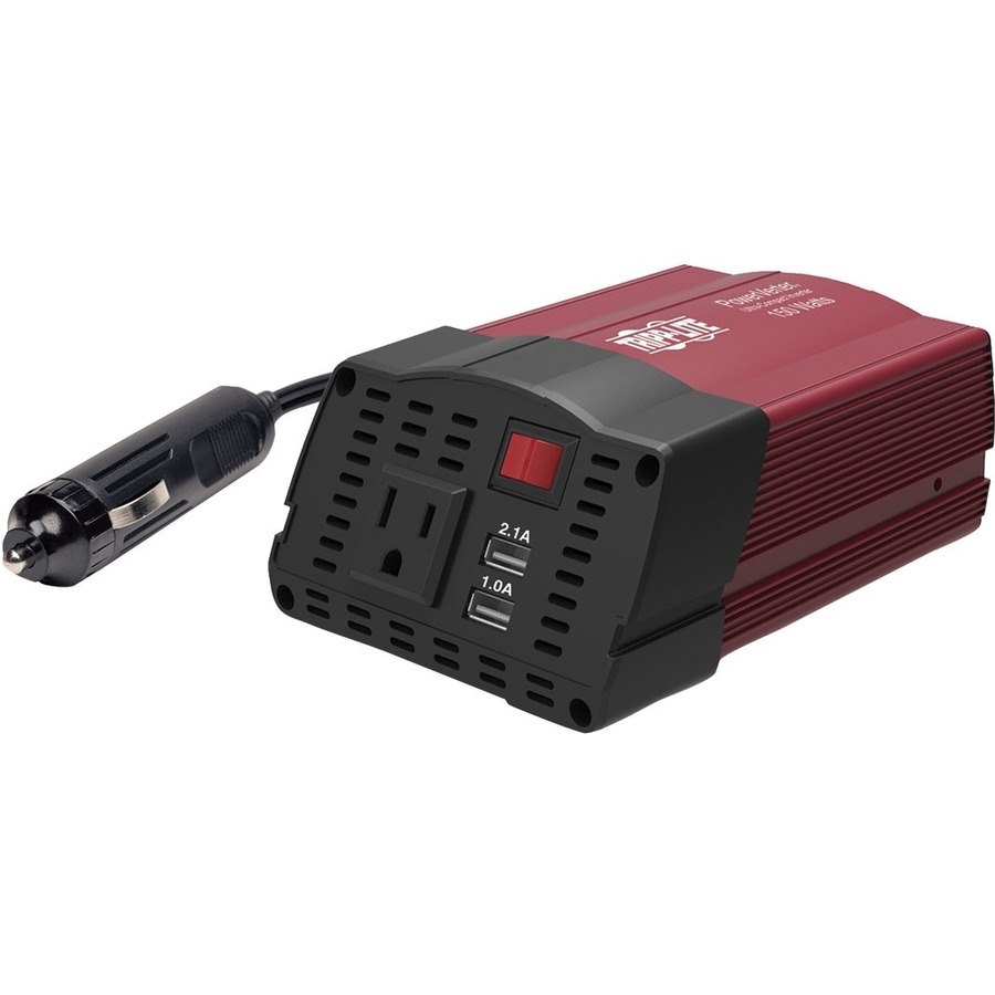 Eaton Tripp Lite Series 150W PowerVerter Ultra-Compact Car Inverter with AC Outlet and 2 USB Charging Ports