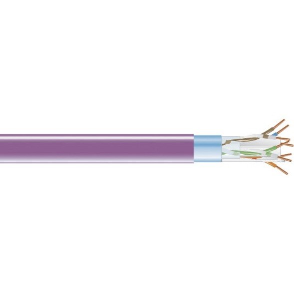 Black Box CAT6 400-MHz Solid Bulk Cable F/UTP CMR PVC PR 1000FT Spool