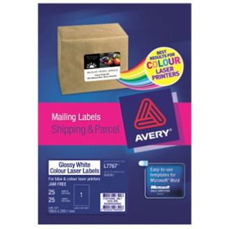 Avery L7767 High Gloss Multipurpose Label
