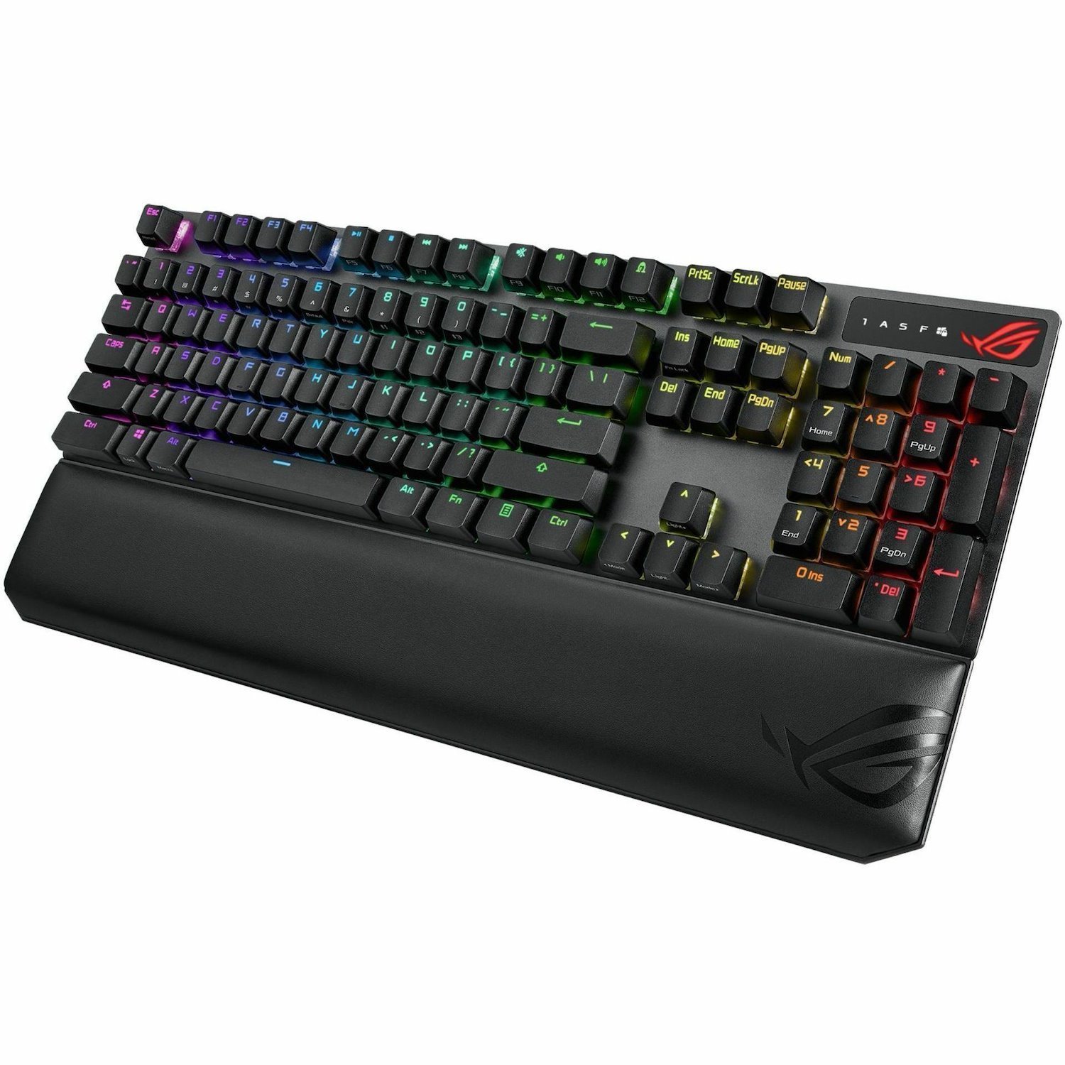 Asus ROG Strix Scope NX Wireless Deluxe Gaming Keyboard - Wired/Wireless Connectivity - USB 2.0 Interface - RGB LED
