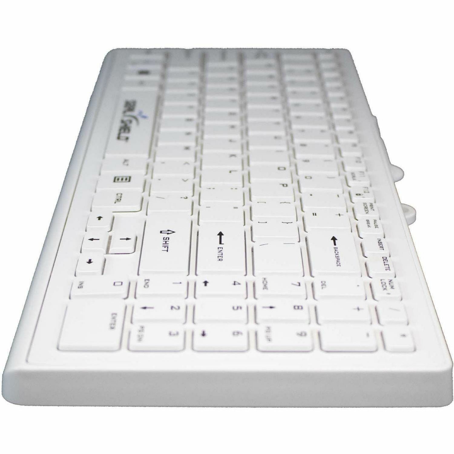 Seal Shield Cleanwipe Pro Keyboard - Cable Connectivity - USB 3.0 Interface - LED - English (US) - QWERTY Layout - White