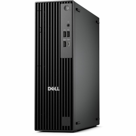 Dell Pro Slim QCS1250 Desktop Computer - Intel Core Ultra 5 235 - vPro Technology - 16 GB - 512 GB SSD - Slim PC - Standard Black