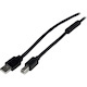StarTech.com 65ft (20m) Active USB 2.0 A to B Cable, Long USB Cable, USB Printer Cable, 1x USB A (M), 1x USB B (M), Black