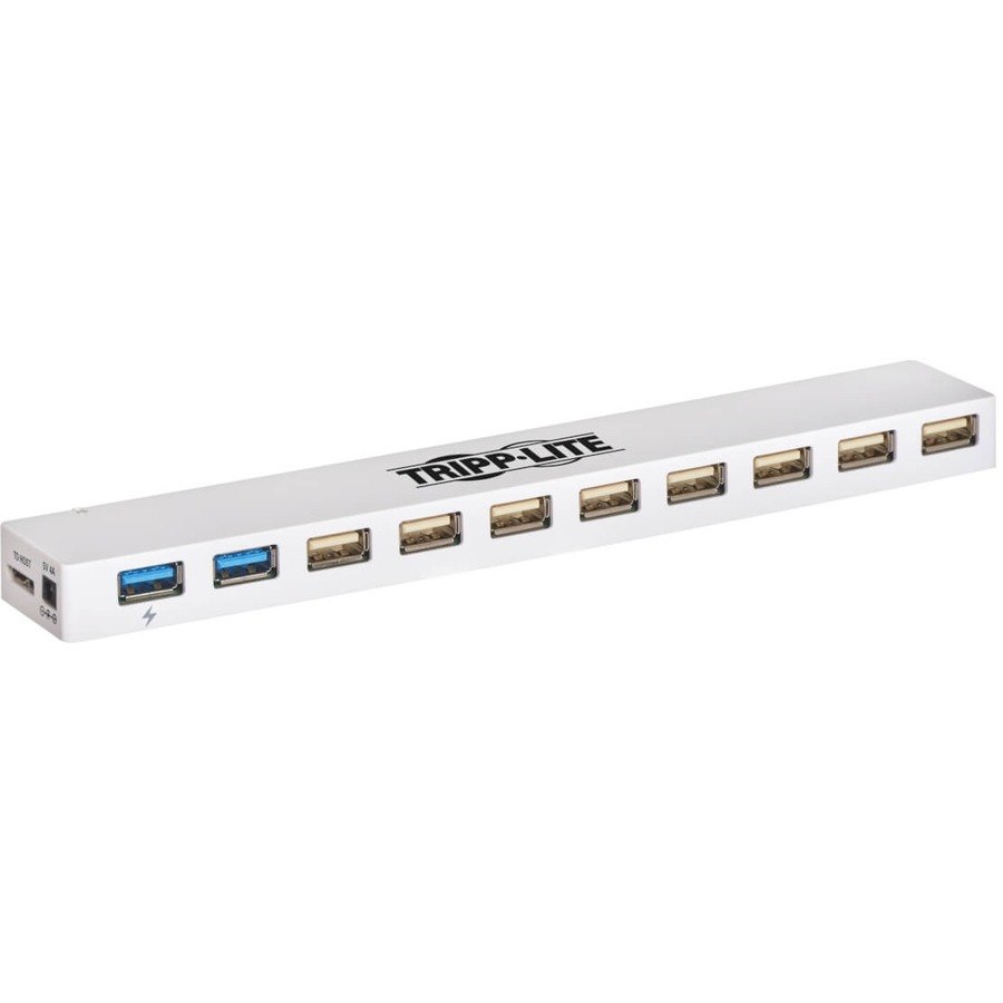 Eaton Tripp Lite Series 10-Port USB 3.x (5Gbps) / USB 2.0 Combo Hub - USB Charging, 2 USB 3.x & 8 USB 2.0 Ports