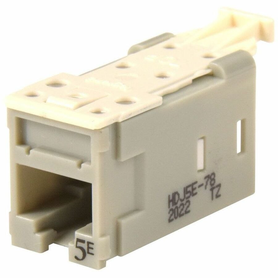 Ortronics Clarity High Density Jack (HDJ) CAT5E, T568A/B, Dark Gray
