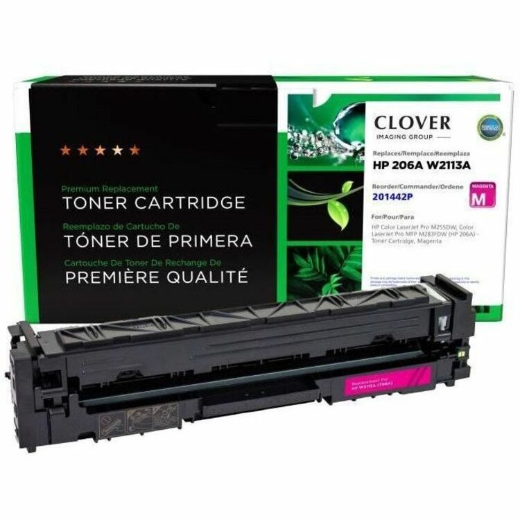 Clover Imaging Remanufactured Magenta Toner Cartridge (New Chip) for HP 206A (W2113A)