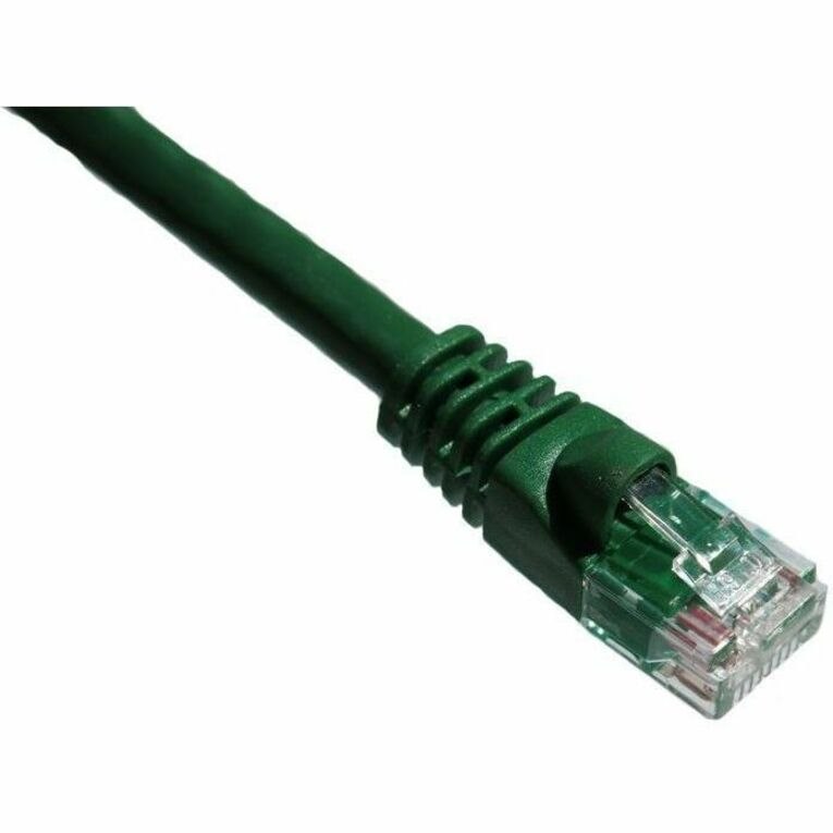 Axiom 14FT CAT6A 650mhz Patch Cable Molded Boot (Green)