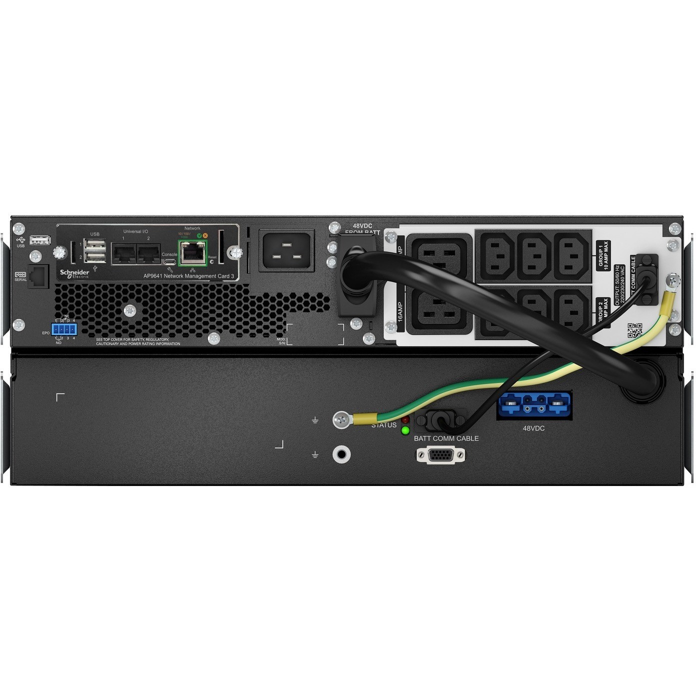 APC (SRTL3000RM4UXLI-NC) SMART-UPS SRT LITHIUM ION 3000VA RM 4U 230V NETWORK CARD
