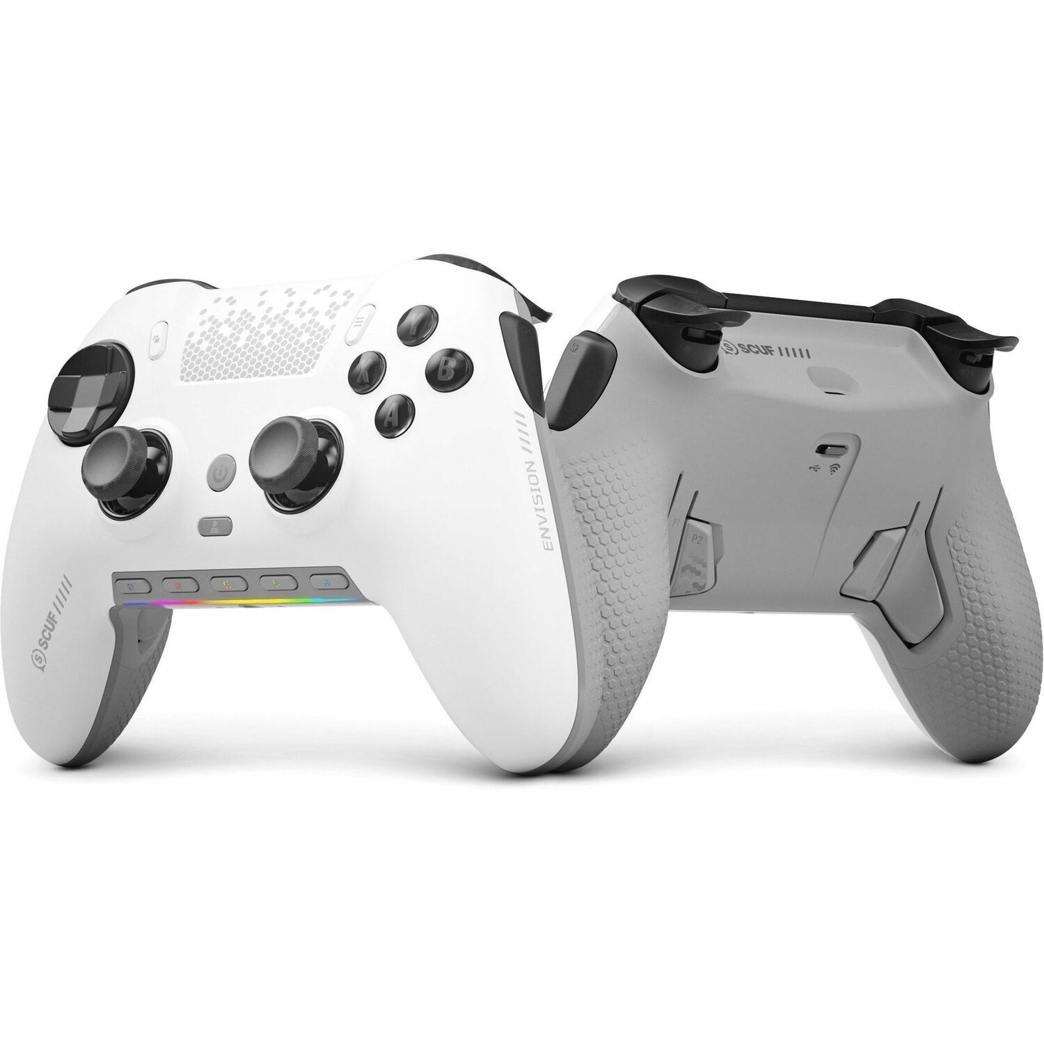 SCUF ENVISION PRO Wireless Gaming Controller for PC - White & Black