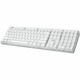 Adesso EasyTouch 680 Keyboard - Cable Connectivity - USB Type C Interface - LED - English (US) - White