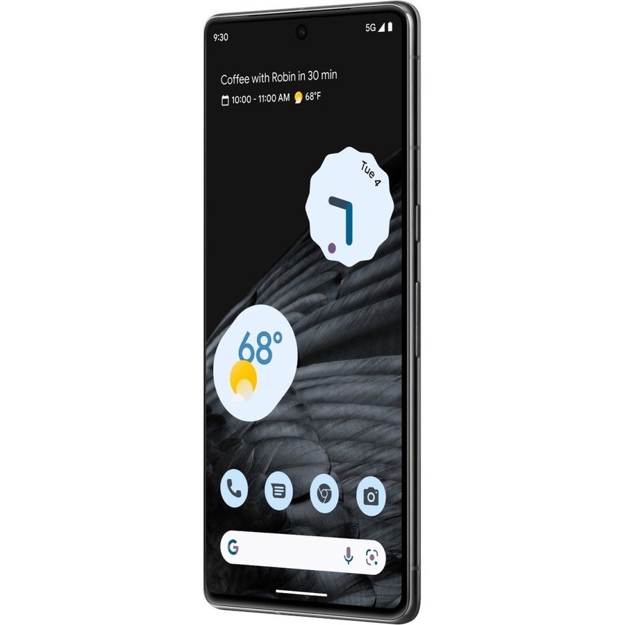 Google Pixel 7 Pro 128 GB Smartphone - 17 cm (6.7") LTPO OLED QHD+ 1440 x 3120 - Octa-core (Cortex X1Dual-core (2 Core) 2.85 GHz + Cortex A78 Dual-core (2 Core) 2.35 GHz + Cortex A55 Quad-core (4 Core) 1.80 GHz - 12 GB RAM - Android 13 - 5G - Obsidian