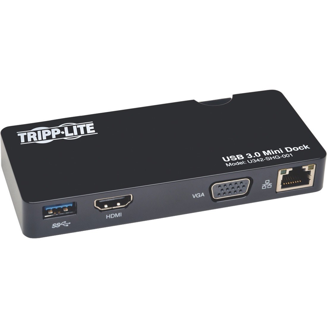 Eaton Tripp Lite Series USB 3.x (5Gbps) Mini Dock with HDMI and VGA Video, GbE