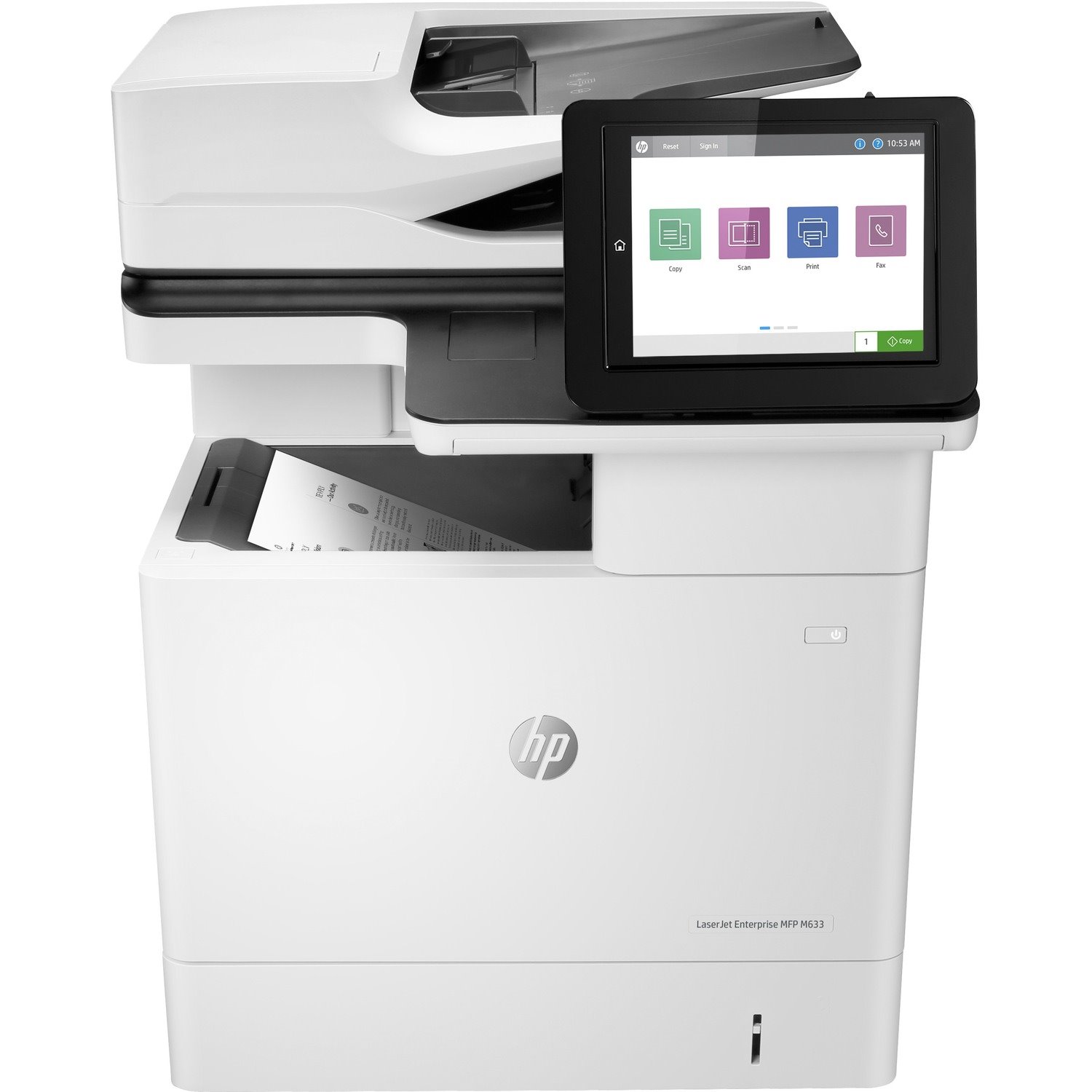 HP LaserJet M633fh Laser Multifunction Printer - Monochrome