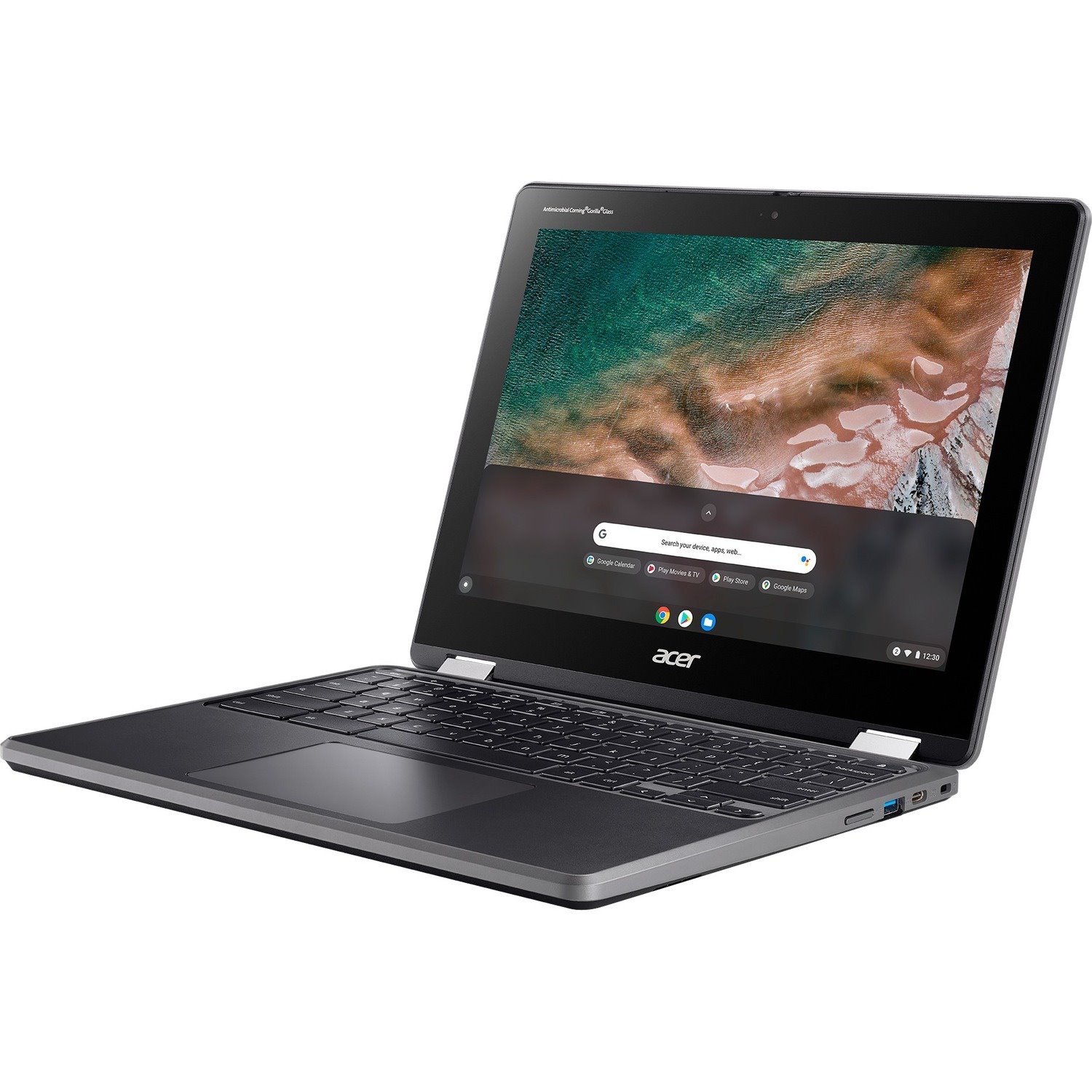 Acer Chromebook Spin 512 R853TA R853TA-C66Q 30.5 cm (12") Touchscreen Convertible 2 in 1 Chromebook - HD+ - Intel Celeron N4500 - 4 GB - 32 GB Flash Memory - English (UK) Keyboard