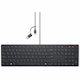Dell Wired Collaboration KB525C Keyboard - Cable Connectivity - USB Type C, USB Type A Interface - English (US) - Black