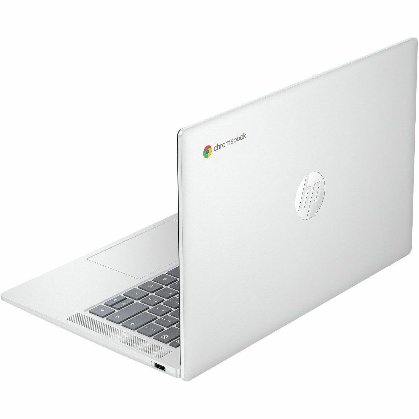 HP 14a-nf0000 14a-nf0020ca 14" Chromebook - Full HD - Intel N100 - 8 GB - 128 GB Flash Memory - Glacier Silver