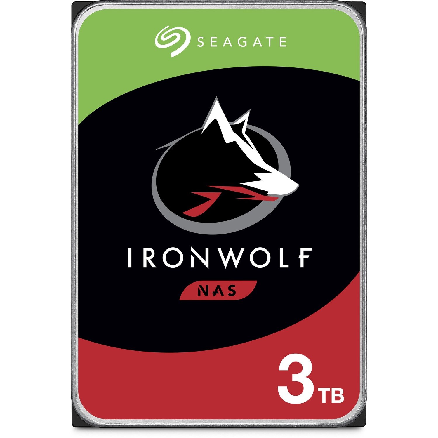 Seagate IronWolf ST3000VN007 3 TB Hard Drive - 3.5" Internal - SATA (SATA/600) - Conventional Magnetic Recording (CMR) Method