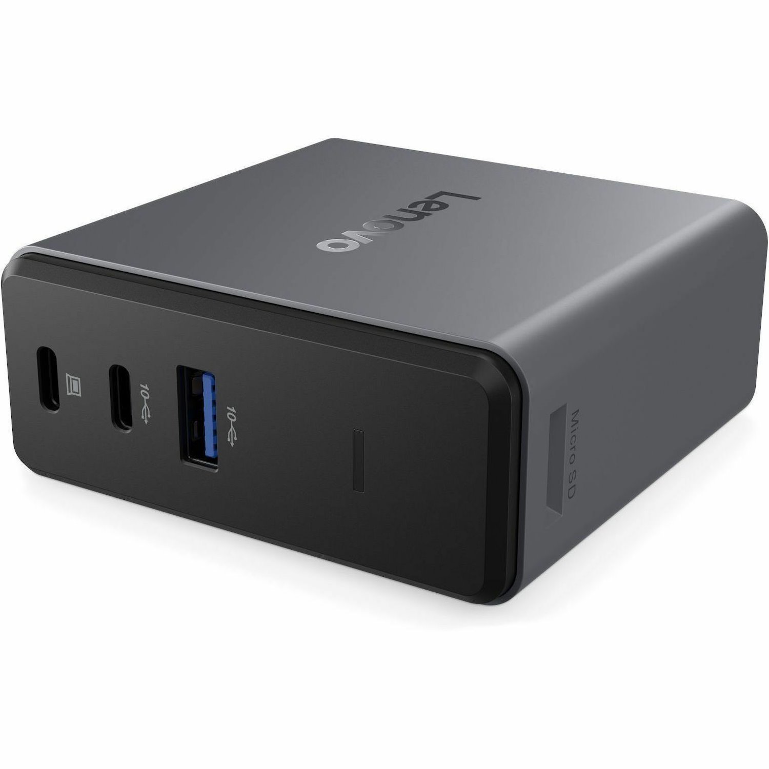 Lenovo 40BD USB Type C Dockingstation voor Notebook - Oplaadmogelijkheid - Geheugenkaartlezer - TransFlash - Grijs - Draagbaar