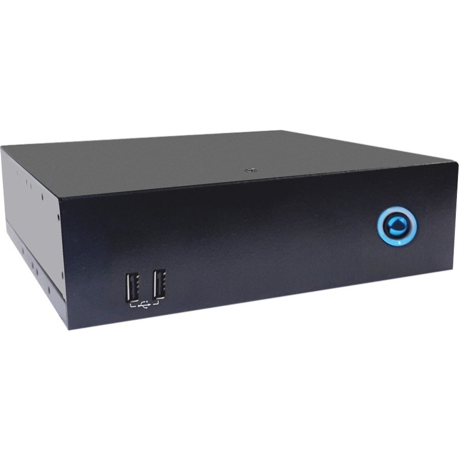 AOpen Digital Engine DE6340 Desktop Computer - AMD Ryzen V1807B - 8 GB - 64 GB SSD - Black